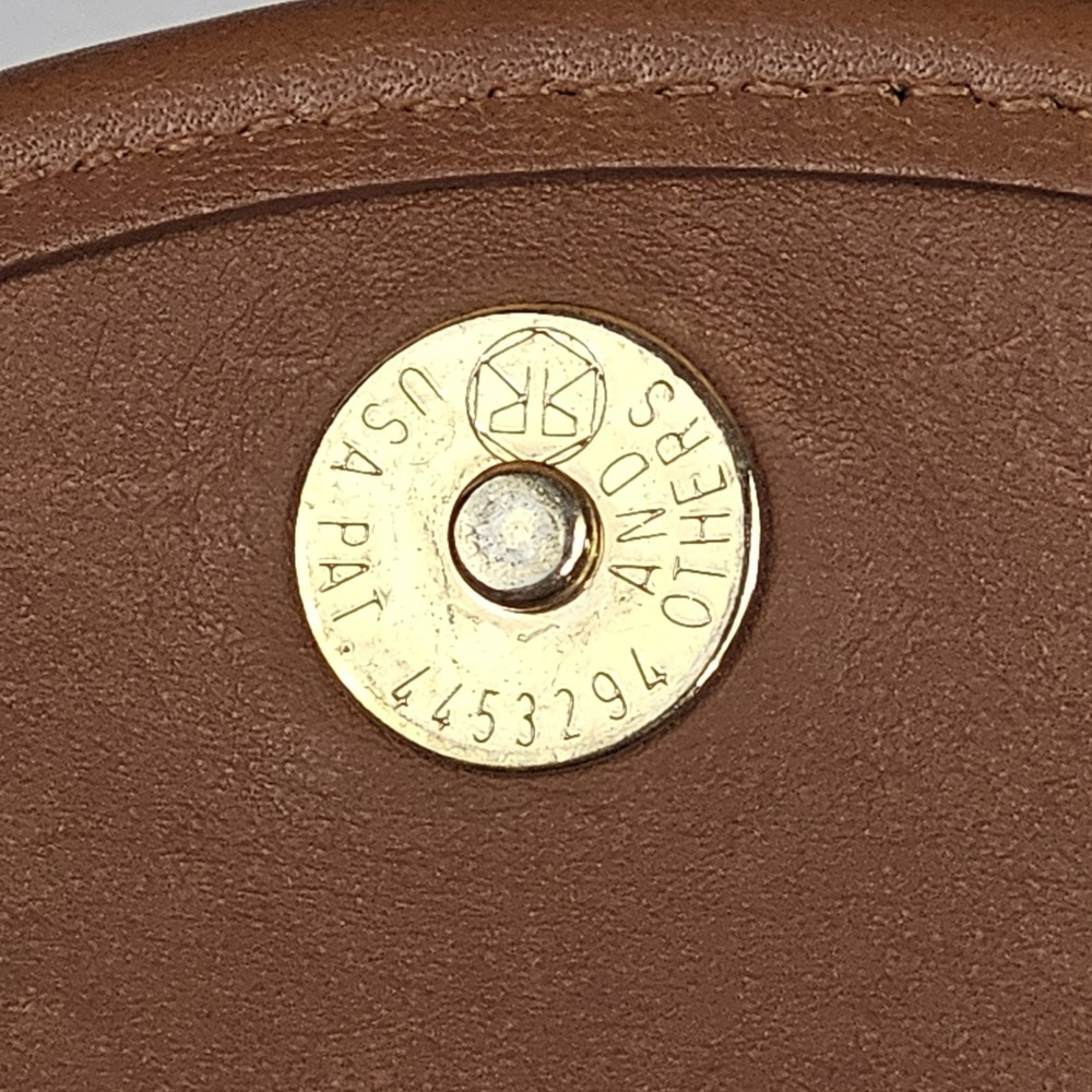 Vintage 90s Coach Women's Casey 9923 Brown Leather Crossbody Bag USA Made - Picture 11 of 14